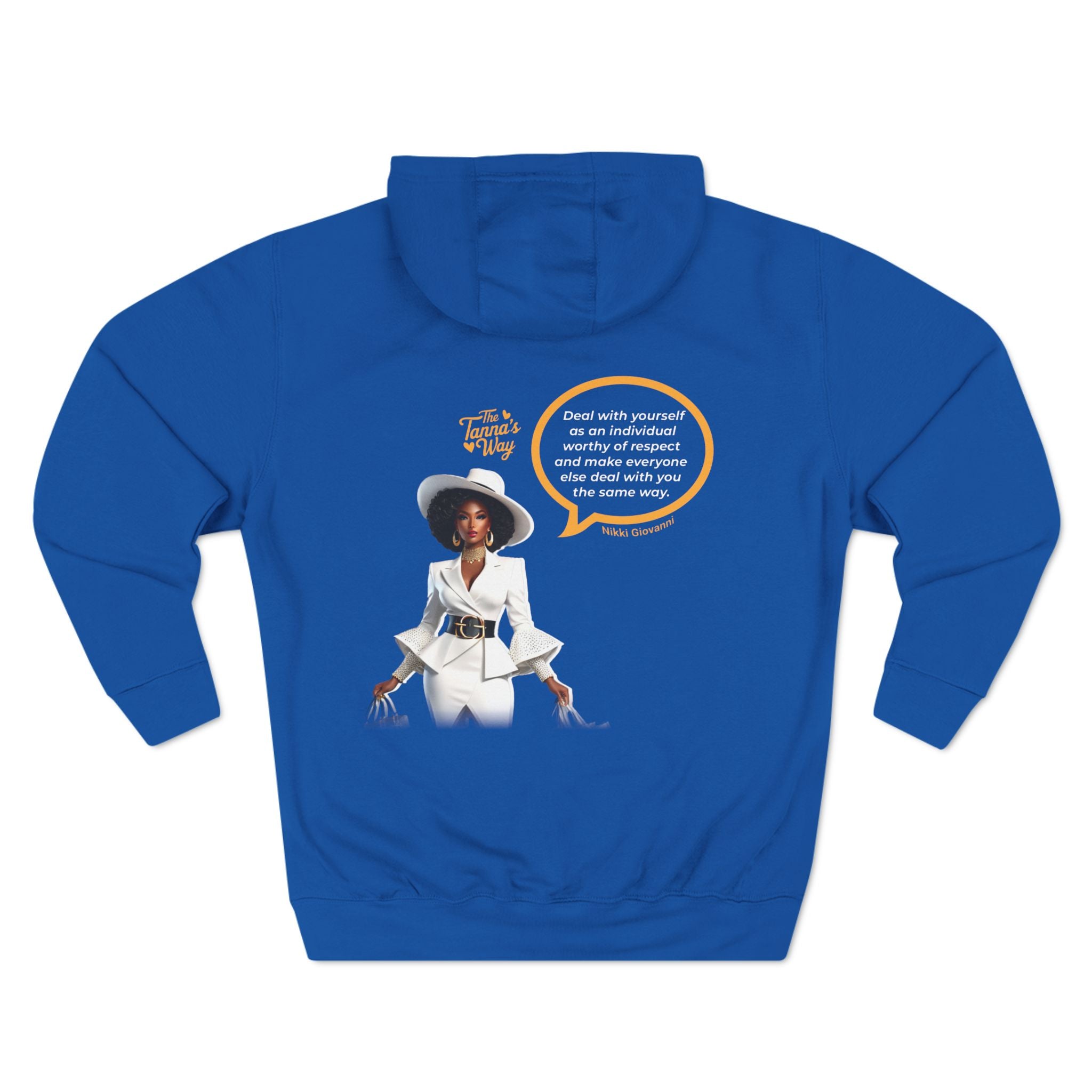 Nikki Giovanni | Three-Panel Fleece Hoodie